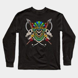 Aztec Skull 1.3 Long Sleeve T-Shirt